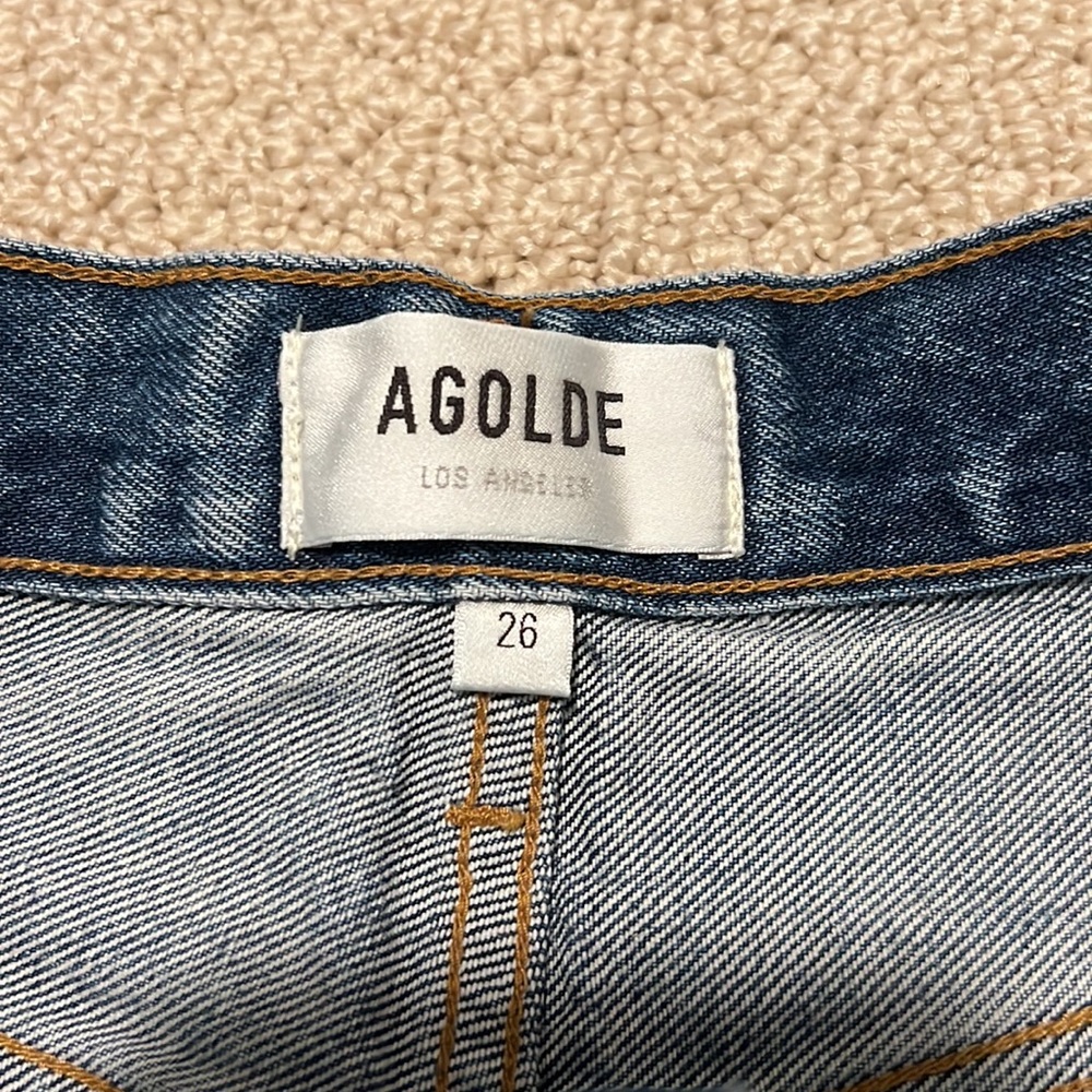 AGOLDE Dee High Rise Shorts NWOT - Picture 9 of 13